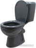 Унитаз Керамин Гранд однорежимный, сидение из полипропилена (графит)