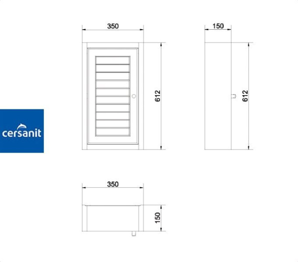 MOCCA 35 шкафчик Cersanit (S544-012-DSM)