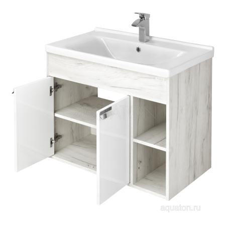 ФЛАЙ 80 (1A237401FAX10) тумба AQUATON под умывальник
