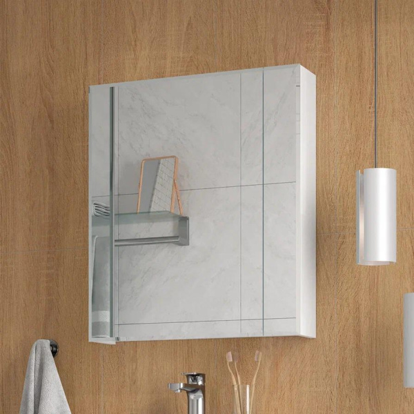 Bruno 60 зеркало-шкаф VOLNA [szBRUN60-01]