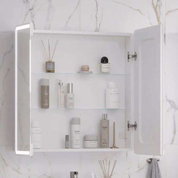 Nice LED 80 зеркало-шкаф EQUIL [szNICE80], с часами