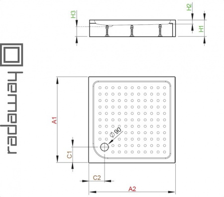 Душевой поддон RODOS C для ванной комнаты Фото  Душевой поддон RODOS C для ванной комнаты Фото