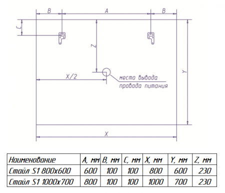 СТАЙЛ S1 80 зеркало Misty (ЗЛП511) Фото