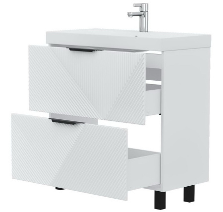 Geometry 80.2Y (9696) тумба VOLNA [tnGEOMETRY80.2Y-01], Белый матовый