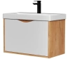 Barney 70.1Y (9696) тумба VOLNA [tpBARNEY70.1Y-04], Белый/Дуб гудзон