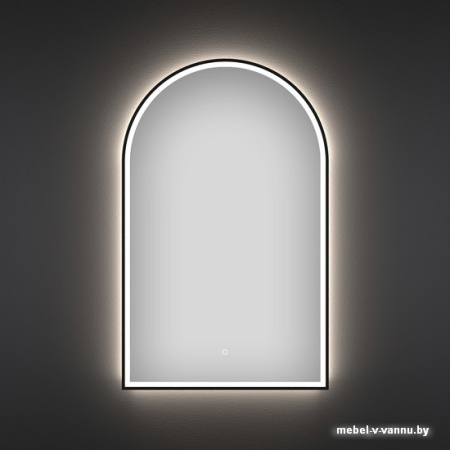 Wellsee Зеркало с фронтальной LED-подсветкой 7 Rays' Spectrum 172201730, 50 х 80 см (с сенсором и регулировкой яркости освещения)