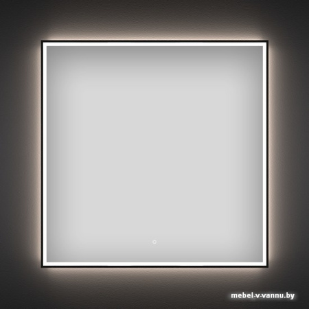 Wellsee Зеркало с фронтальной LED-подсветкой 7 Rays' Spectrum 172200440, 75 х 75 см (с сенсором и регулировкой яркости освещения)