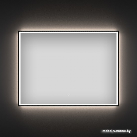 Wellsee Зеркало с фронтальной LED-подсветкой 7 Rays' Spectrum 172201330, 90 х 70 см (с сенсором и регулировкой яркости освещения)