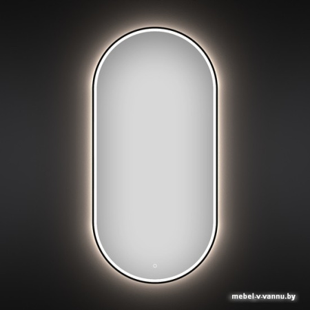 Wellsee Зеркало с фронтальной LED-подсветкой 7 Rays' Spectrum 172201580, 40 х 80 см (с сенсором и регулировкой яркости освещения)