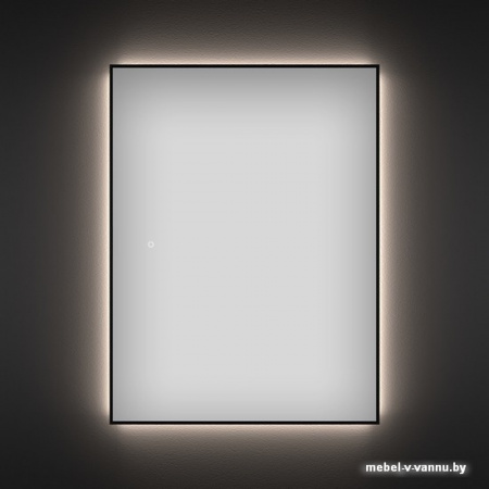 Wellsee Зеркало с фоновой LED-подсветкой 7 Rays' Spectrum 172201060, 80 х 100 см (с сенсором и регулировкой яркости освещения)