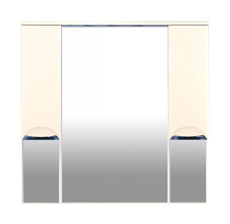 Жасмин -105 Зеркало - шкаф (свет) БЕЖ. Краска П-Жас02105-031Св