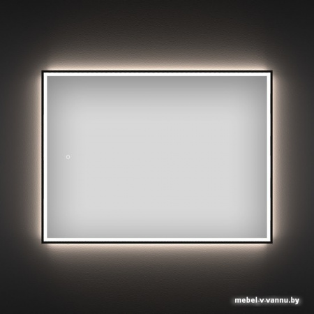Wellsee Зеркало с фронтальной LED-подсветкой 7 Rays' Spectrum 172201290, 80 х 60 см (с сенсором и регулировкой яркости освещения)